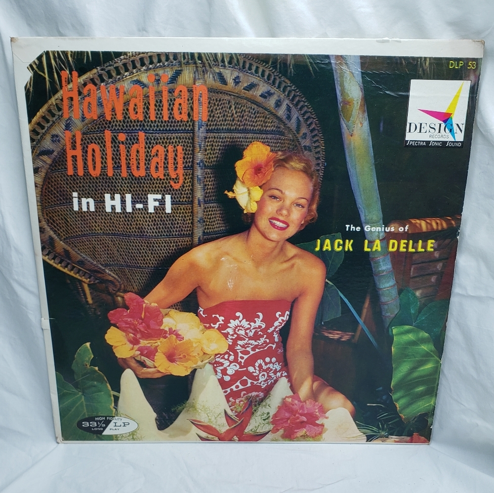 Hawaiian Holiday HiFi LP Record Art